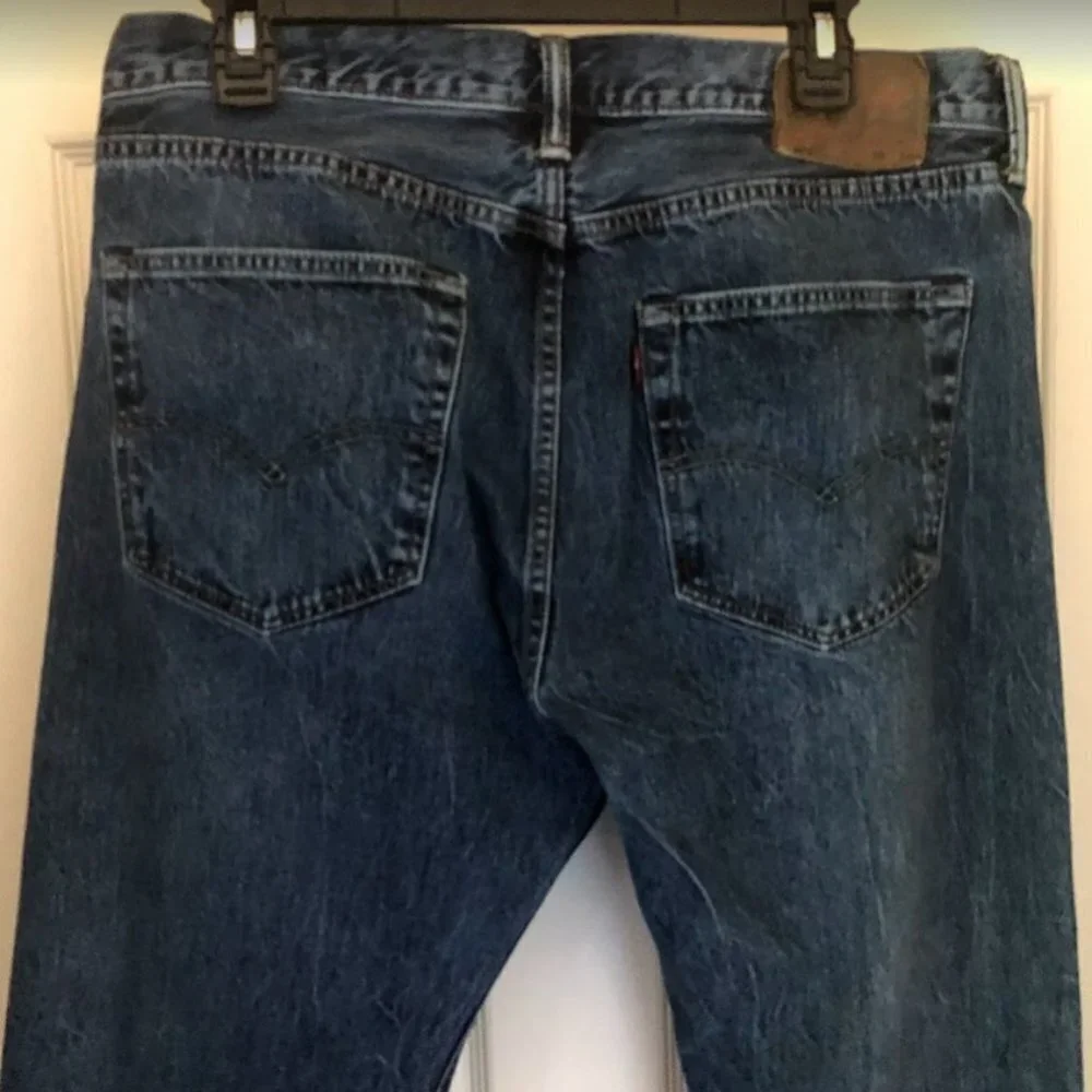 Levi's 501 Men's Denim Blue Jeans Original Fit